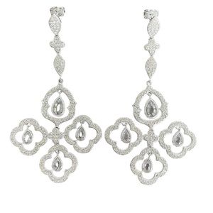 CZ Chandelier Earrings